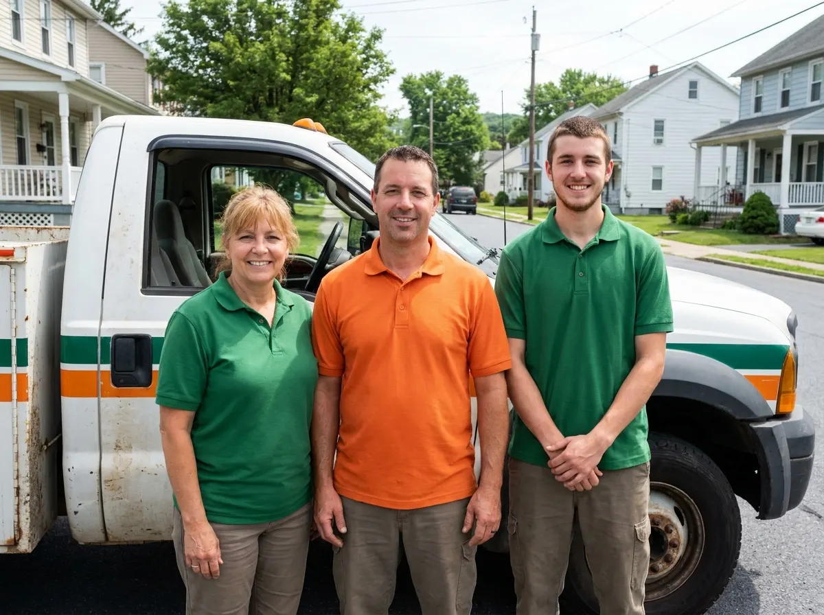 The Maple Hill Dumpster Rental team — garbage collection service in Catasauqua, PA